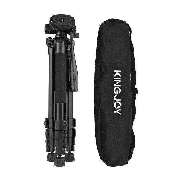 kingjoy 5-section 168cm/66.14-inch height adjustable aluminum mini camera tripod for phonr stand 5kg payload with 1/4 interface
kingjoy 5-section 168cm/66.14-inch height adjustable aluminum mini camera tripod for phonr stand 5kg payload with 1/4 interface