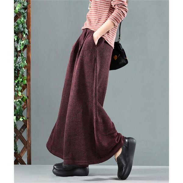 women's pants & capris knitted wide leg retro literary thick trousers fashion big size elastic waist casual loose woolen pant autumn wi, Black;white
women's pants & capris knitted wide leg retro literary thick trousers fashion big size elastic waist casual loose woolen pant autumn wi, Black;white