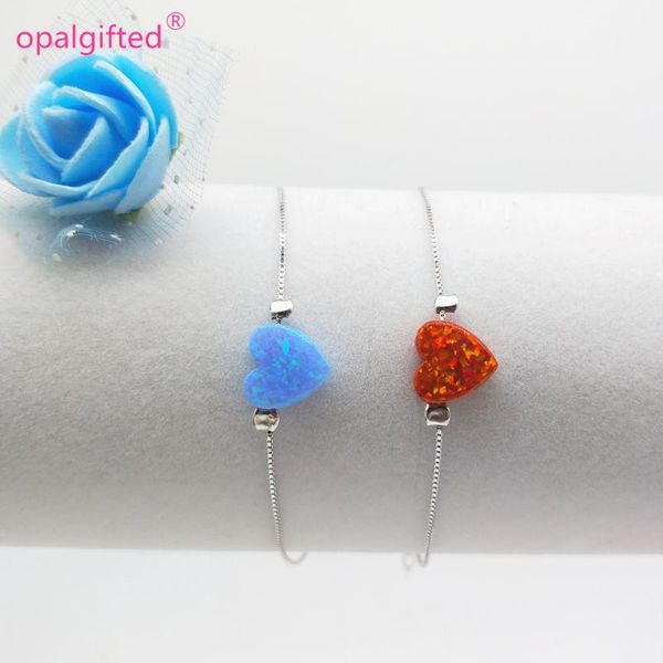 link, chain 1pc romantic 10mm synthetic opal heart bracelet design stone bracelets for women many colors choose, Black
link, chain 1pc romantic 10mm synthetic opal heart bracelet design stone bracelets for women many colors choose, Black