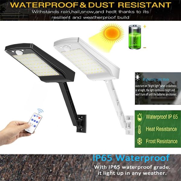 solar lamps 56 led light outdoor waterproof black spot three modes remote control motion sensor
solar lamps 56 led light outdoor waterproof black spot three modes remote control motion sensor
