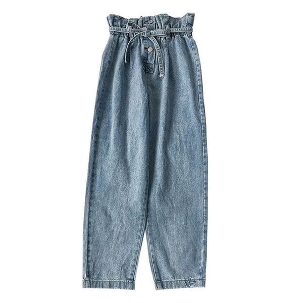 jeans women plus size high waist button ankle-length loose straight korean style bf ulzzang autumn trousers womens daily leisure, Blue
jeans women plus size high waist button ankle-length loose straight korean style bf ulzzang autumn trousers womens daily leisure, Blue