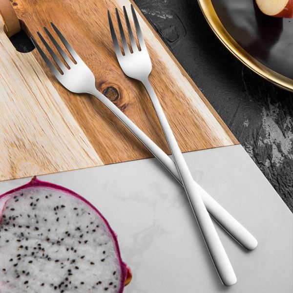 forks 3pcs stainless steel thick long handle dessert fork flatware for home restsurant
forks 3pcs stainless steel thick long handle dessert fork flatware for home restsurant