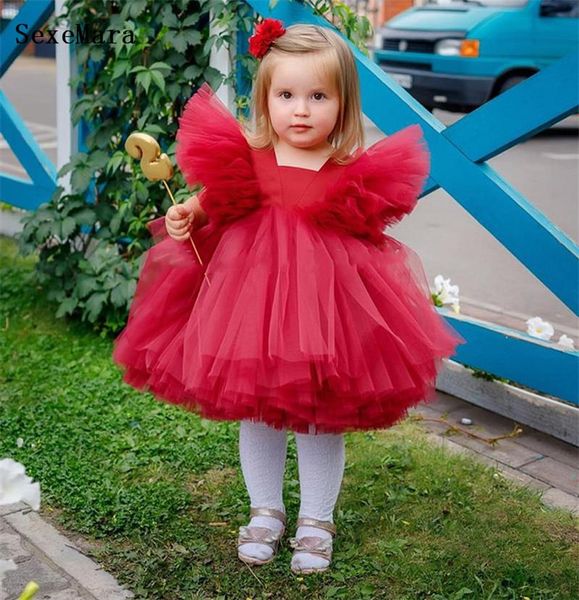 girl's dresses lovely red tulle infant girl dress kids birthday party gown with big bow clothes special occasion, Red;yellow
girl's dresses lovely red tulle infant girl dress kids birthday party gown with big bow clothes special occasion, Red;yellow