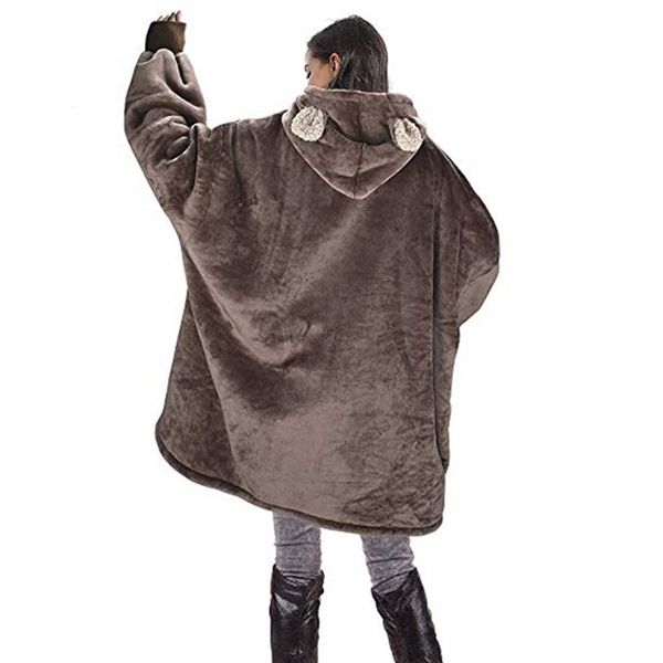 lazybones' blanket women's for cold protection hooded jumper clothing cute design warm sweat wx35, Black
lazybones' blanket women's for cold protection hooded jumper clothing cute design warm sweat wx35, Black