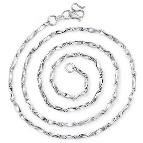 chains fine pure s999 sterling silver chain women men 3mmw yuanbao link necklace 18-24inch
chains fine pure s999 sterling silver chain women men 3mmw yuanbao link necklace 18-24inch