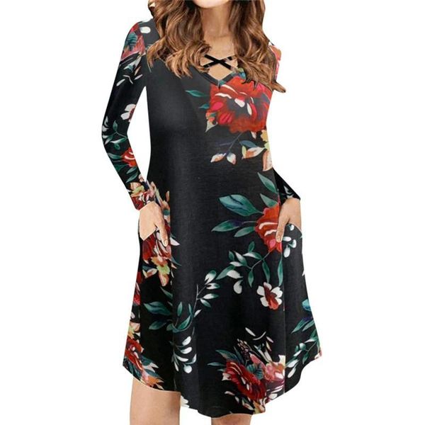 5xl plus size casual loose pockets dress women long sleeve v-neck cross print dress autumn 2021 vintage floral female robe, Black;gray
5xl plus size casual loose pockets dress women long sleeve v-neck cross print dress autumn 2021 vintage floral female robe, Black;gray