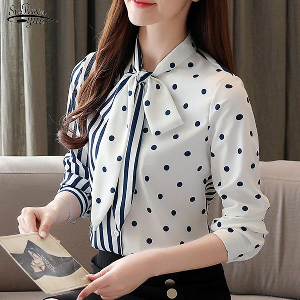 women's blouses & shirts chiffon blouse women 2021 autumn casual long sleeve shirt striped white lady office clothes with polka dot 10
women's blouses & shirts chiffon blouse women 2021 autumn casual long sleeve shirt striped white lady office clothes with polka dot 10