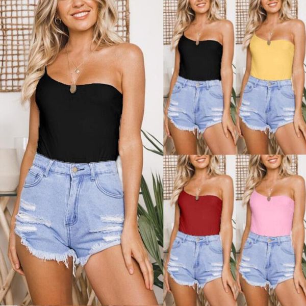 women's jumpsuits & rompers 2021 women solid skinny color sleeveless shirt siamese pants single shoulder 4.17, Black;white
women's jumpsuits & rompers 2021 women solid skinny color sleeveless shirt siamese pants single shoulder 4.17, Black;white