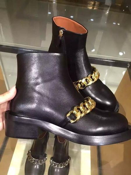 boots women round toe chunky heel ankle for gold silver chain winter, Black
boots women round toe chunky heel ankle for gold silver chain winter, Black