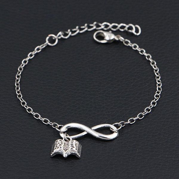 charm bracelets i like reading books charms antique silver color diy handmade infinity bracelet women fashion jewelry, Golden;silver
charm bracelets i like reading books charms antique silver color diy handmade infinity bracelet women fashion jewelry, Golden;silver