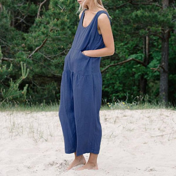women's jumpsuits & rompers plus size 5xl fashion 2021 summer women casual loose jumpsuit sleeveless solid pocket wide leg pants high w, Black;white
women's jumpsuits & rompers plus size 5xl fashion 2021 summer women casual loose jumpsuit sleeveless solid pocket wide leg pants high w, Black;white