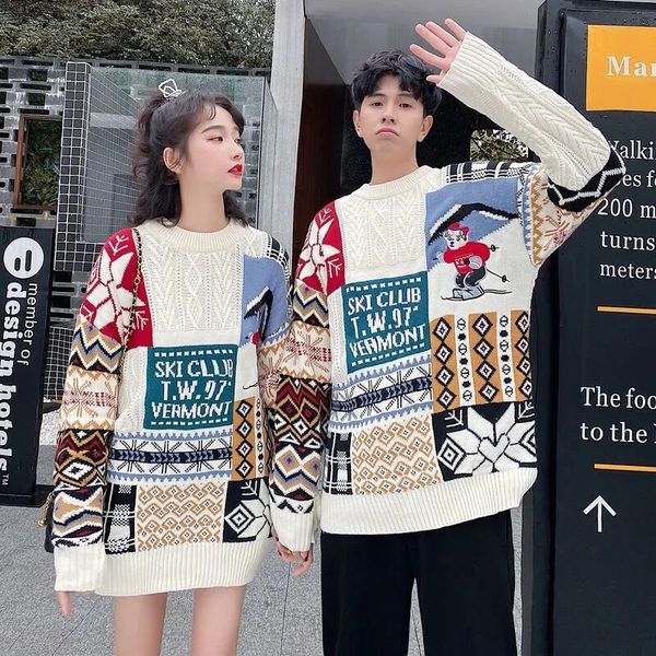 women's sweaters male sweater korean style personality trend autumn and christmas winter lazy couple wind high turtleneck ea9w, White;black
women's sweaters male sweater korean style personality trend autumn and christmas winter lazy couple wind high turtleneck ea9w, White;black