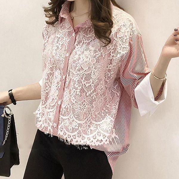stylish blue red floral lace summer o-neck short sleeves blouse shirt casual loose women sweet female blusas#8, White
stylish blue red floral lace summer o-neck short sleeves blouse shirt casual loose women sweet female blusas#8, White