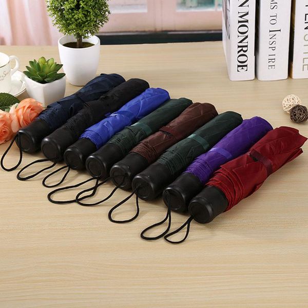 umbrellas three folding umbrella solid color leisure men mini 8k parasol windproof women waterproof amour parapluie
umbrellas three folding umbrella solid color leisure men mini 8k parasol windproof women waterproof amour parapluie