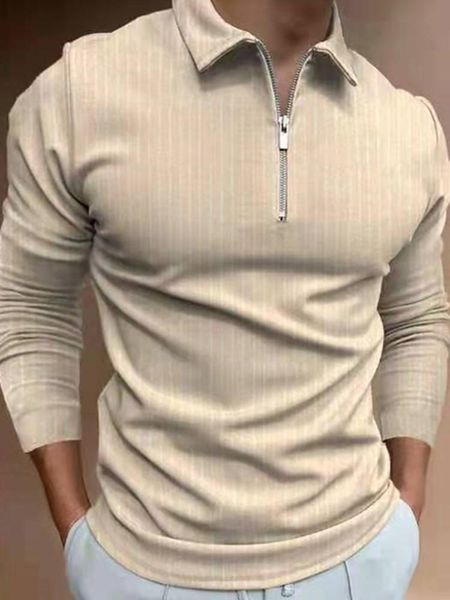 men's polos long-sleeved shirt with lapels men casual solid color t autumn 100% cotton mens, White;black
men's polos long-sleeved shirt with lapels men casual solid color t autumn 100% cotton mens, White;black