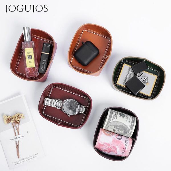 jogujos simple genuine leather storage basket jewelry organizer women cosmetic bag makeup box retro money storages box
jogujos simple genuine leather storage basket jewelry organizer women cosmetic bag makeup box retro money storages box
