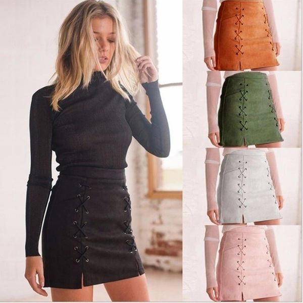 skirts women's skirt pencil skrits women bandage suede fabric strap slim package hip high waist short cinghie da donna, Black
skirts women's skirt pencil skrits women bandage suede fabric strap slim package hip high waist short cinghie da donna, Black
