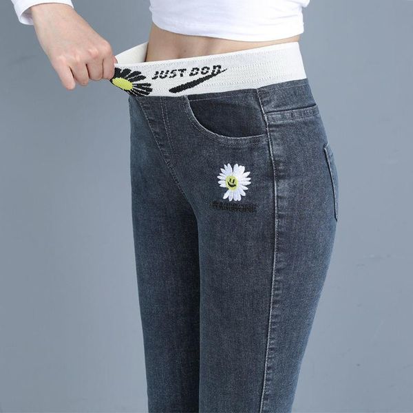 women's jeans woman pants high waist trousers large size skinny embroidery winter pantalones vaqueros mujer, Blue
women's jeans woman pants high waist trousers large size skinny embroidery winter pantalones vaqueros mujer, Blue