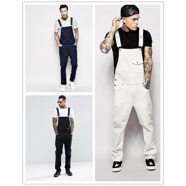 men's pants european and american style denim overalls slim slimming trousers micro-elastic fashion casual loose high waist, Black
men's pants european and american style denim overalls slim slimming trousers micro-elastic fashion casual loose high waist, Black