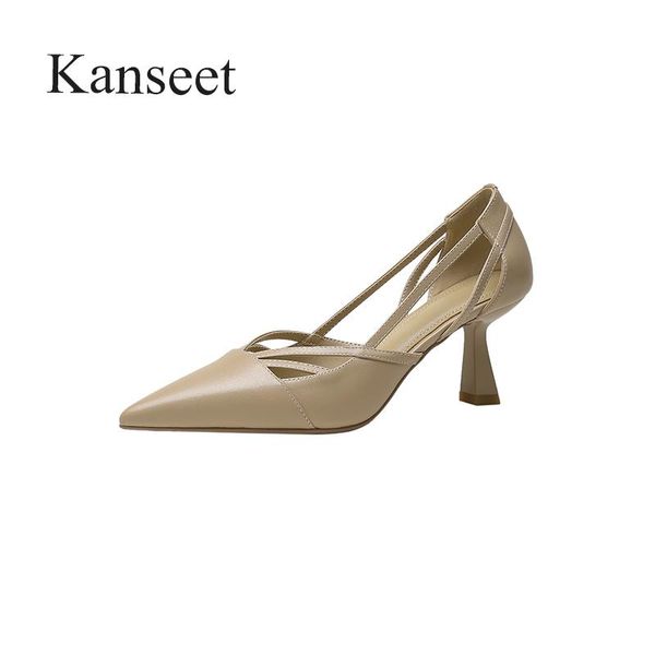 sandals kanseet 2021 arrival woman's summer genuine leather elegant handmade pointed toes fashion design high heels shoes, Black
sandals kanseet 2021 arrival woman's summer genuine leather elegant handmade pointed toes fashion design high heels shoes, Black
