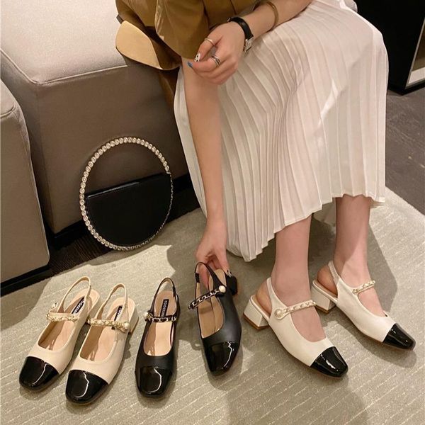 sandals low woman leather med block heels mary jane female shoe 2021 summer all-match low-heeled medium chunky comfort girls, Black
sandals low woman leather med block heels mary jane female shoe 2021 summer all-match low-heeled medium chunky comfort girls, Black