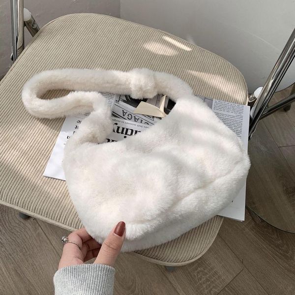 simple soft plush women small purse handbags fashion faux fur ladies shoulder bags solid color female tote baguette underarm bag
simple soft plush women small purse handbags fashion faux fur ladies shoulder bags solid color female tote baguette underarm bag