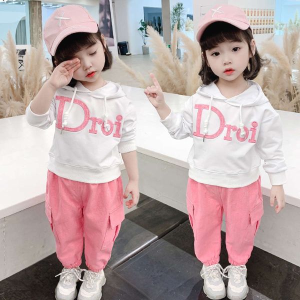 bodywear fashion girls' set, spring 2021, clothes, new net red, children's fashionable, foreign style and leisure two piece set, White
bodywear fashion girls' set, spring 2021, clothes, new net red, children's fashionable, foreign style and leisure two piece set, White