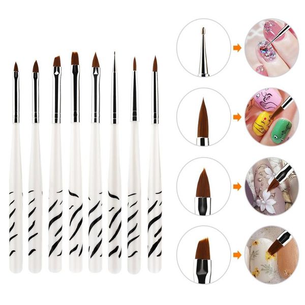 nail brushes 8pcs pen brush manicure uv gel acrylic art painting drawing potherapy tools 3d pattern, Yellow
nail brushes 8pcs pen brush manicure uv gel acrylic art painting drawing potherapy tools 3d pattern, Yellow