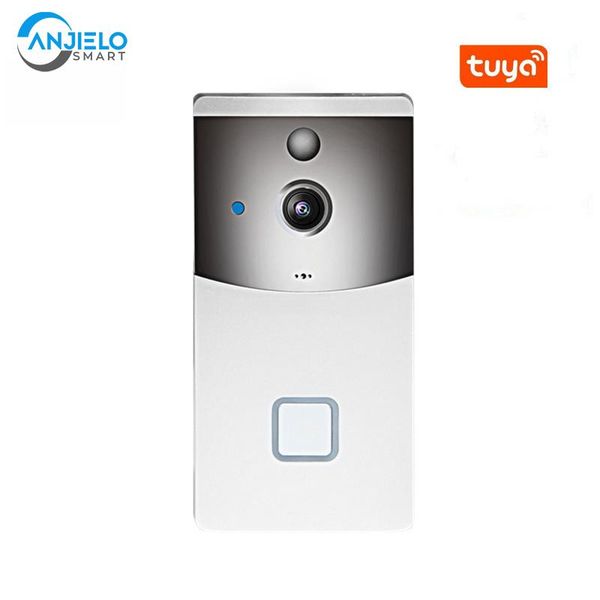anjielosmart tuya 1080p wireless video doorbell camera with motion detection, 2-way audio, night vision, weather resistant
anjielosmart tuya 1080p wireless video doorbell camera with motion detection, 2-way audio, night vision, weather resistant