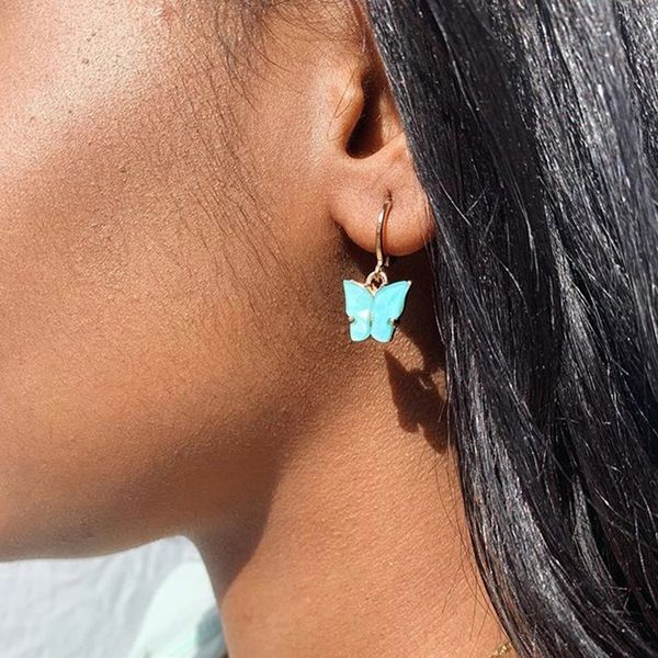 cute women butterfly drop dangle earrings fashion colorful acrylic earrings insect sweet stud earring for women jewelry gift, Silver
cute women butterfly drop dangle earrings fashion colorful acrylic earrings insect sweet stud earring for women jewelry gift, Silver