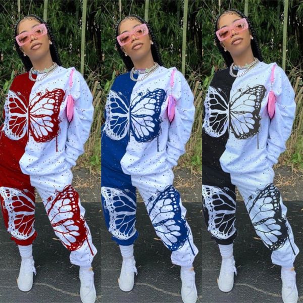 fashion women butterfly patchwork tracksuit printed long sleeve t-shirt + pants two-piece outfits clothes casual sets s-5xl jy20135, White
fashion women butterfly patchwork tracksuit printed long sleeve t-shirt + pants two-piece outfits clothes casual sets s-5xl jy20135, White