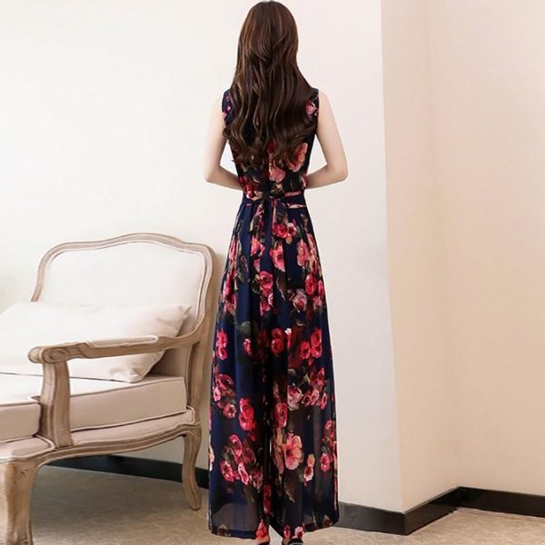 women's jumpsuits & rompers fashion sleeveless print chiffon jumpsuit wide leg pants women 2021 summer high waist office plus size 4xl, Black;white
women's jumpsuits & rompers fashion sleeveless print chiffon jumpsuit wide leg pants women 2021 summer high waist office plus size 4xl, Black;white