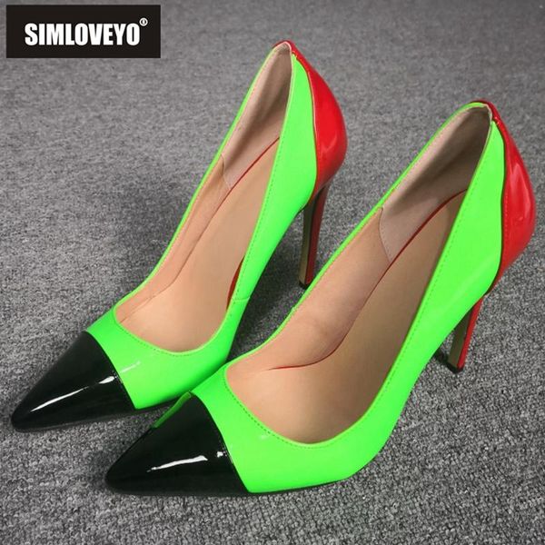 dress shoes simloveyo spring autumn novelty pump pointed toe thin heels slip on patent leather mixed color large size 35-47 b1829, Black
dress shoes simloveyo spring autumn novelty pump pointed toe thin heels slip on patent leather mixed color large size 35-47 b1829, Black