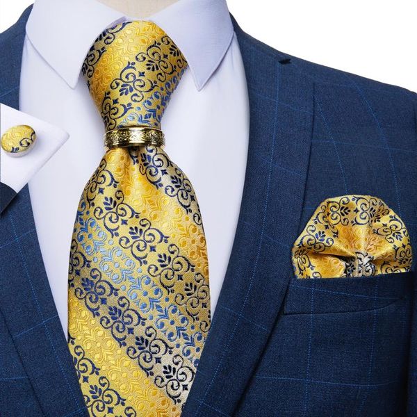 bow ties yellow blue paisley striped men's with gold stainless steel ring luxury wedding neck tie pocket square cufflinks, Black;gray
bow ties yellow blue paisley striped men's with gold stainless steel ring luxury wedding neck tie pocket square cufflinks, Black;gray