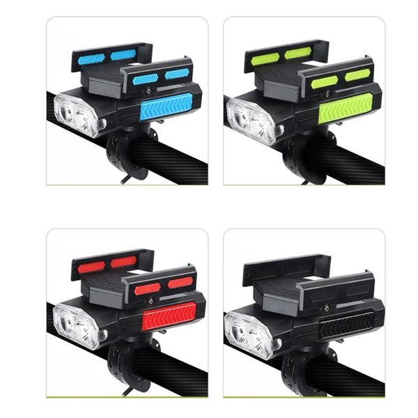 4 in 1 bicycle light mobile phone holder with horn 2000mah power bank headlight powerful torch night riding bike device
4 in 1 bicycle light mobile phone holder with horn 2000mah power bank headlight powerful torch night riding bike device