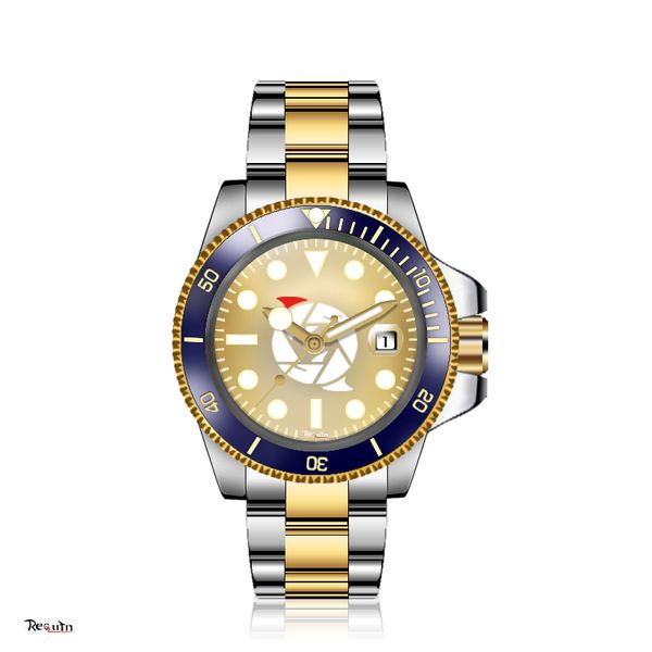 luxury men's automatic mechanical watch requin 126610 silver gold stainless steel case ceramic ring adjustable strap three hands calend, Slivery;brown
luxury men's automatic mechanical watch requin 126610 silver gold stainless steel case ceramic ring adjustable strap three hands calend, Slivery;brown