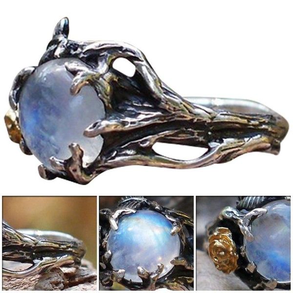 wedding rings female charming jewelry gift statement ring vintage moonstone for women black gold flower finger, Slivery;golden
wedding rings female charming jewelry gift statement ring vintage moonstone for women black gold flower finger, Slivery;golden
