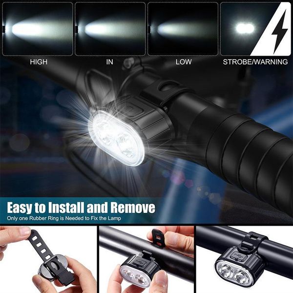 bike lights q3 bright cycling bicycle head front light+tail light set waterproof usb rechargeable tail clip lamp
bike lights q3 bright cycling bicycle head front light+tail light set waterproof usb rechargeable tail clip lamp