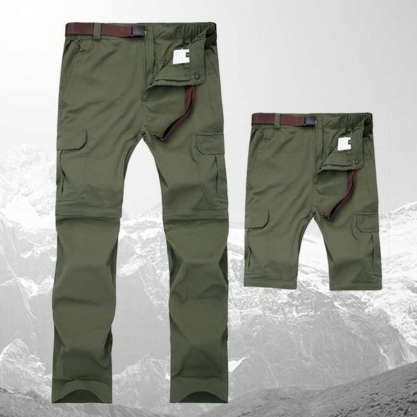 detachable hiking pants men summer quick dry hiking climbing camping fishing trousers mens breathable cargo joggers, Black;green
detachable hiking pants men summer quick dry hiking climbing camping fishing trousers mens breathable cargo joggers, Black;green