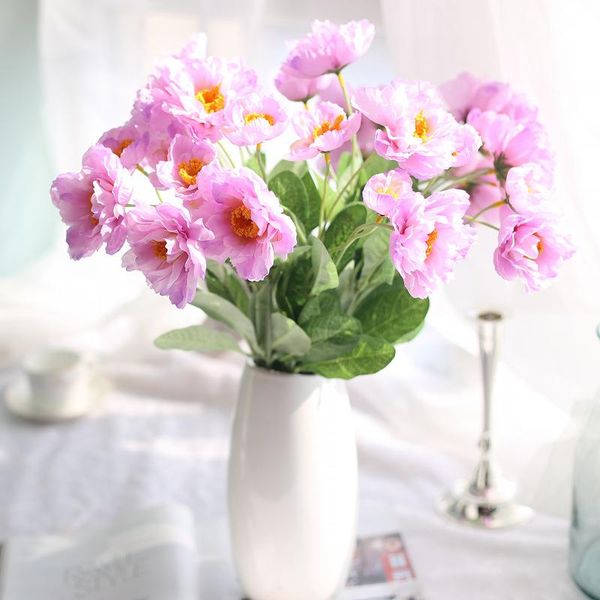 decorative flowers & wreaths 5pcs/lot simulation 2 head poppy flower wedding bouquet layout fake diy wreath for home decoration display flor
decorative flowers & wreaths 5pcs/lot simulation 2 head poppy flower wedding bouquet layout fake diy wreath for home decoration display flor