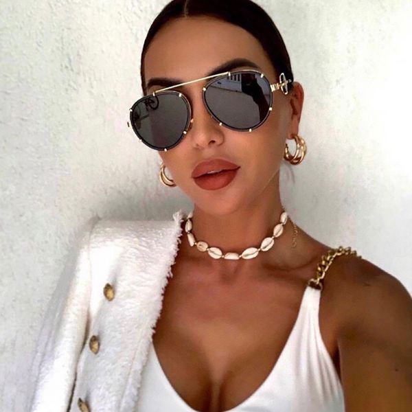 pilot metal frame women sunglasses grey lens fashion style lady eyewear with headband, White;black
pilot metal frame women sunglasses grey lens fashion style lady eyewear with headband, White;black