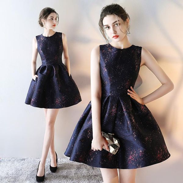 ethnic clothing office lady elegant o-neck sleeveless banquet gown exquisite short formal party dress with pocket dark blue a-line dresses, Red
ethnic clothing office lady elegant o-neck sleeveless banquet gown exquisite short formal party dress with pocket dark blue a-line dresses, Red