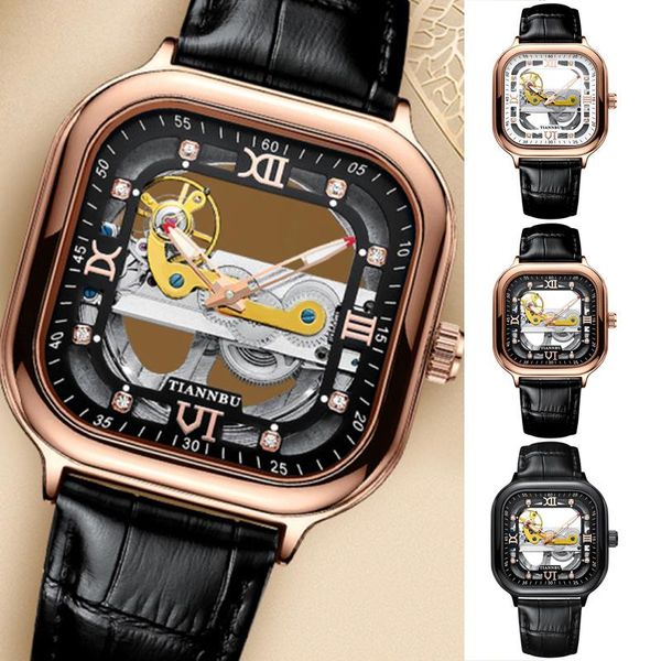 wristwatches tiannbu sport brand men's watches leather band luxury quartz luminous fashion watch, Slivery;brown
wristwatches tiannbu sport brand men's watches leather band luxury quartz luminous fashion watch, Slivery;brown