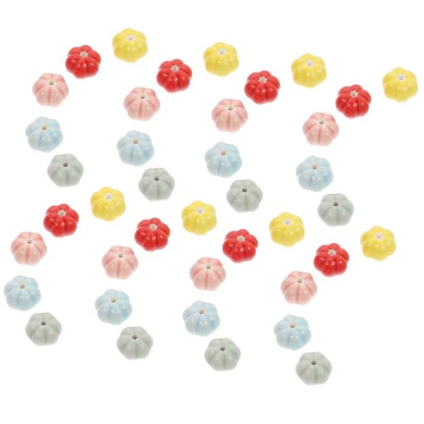 party favor 40pcs pumpkin loose beads spacer diy jewelry making