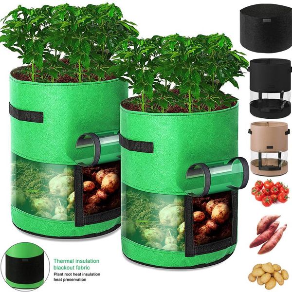 planters & pots potato grow bags 7/10 gallon plant with visualization area flap fabric garden growing planter for planting
planters & pots potato grow bags 7/10 gallon plant with visualization area flap fabric garden growing planter for planting