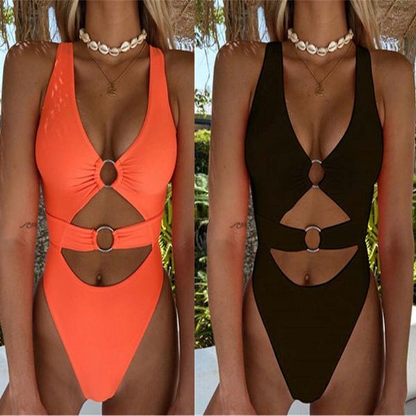 one-piece suits solid summer one piece swimsuit bandage hollow women bathing suit push up padded chain bikini black backless beachwear
one-piece suits solid summer one piece swimsuit bandage hollow women bathing suit push up padded chain bikini black backless beachwear