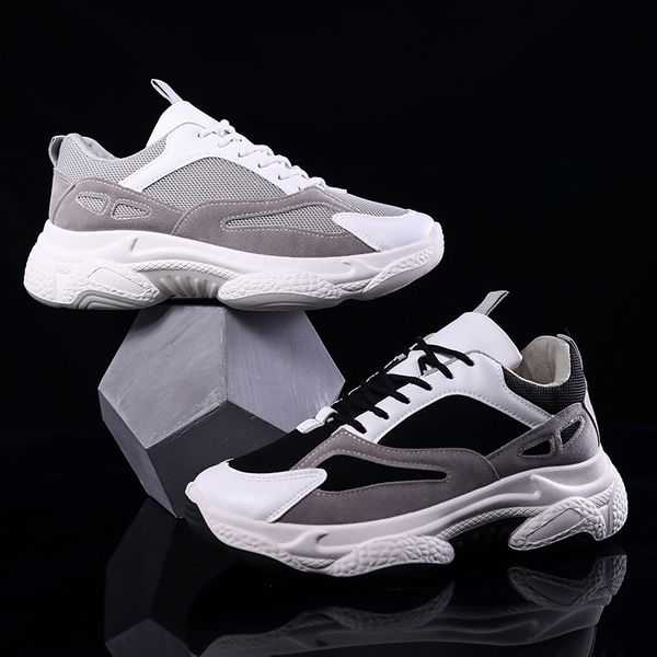 men running shoes athletic trainers stylish sneakers man multicolor stitching couple shoes chaussure homme sport casual shoesdress shoes, Black;white
men running shoes athletic trainers stylish sneakers man multicolor stitching couple shoes chaussure homme sport casual shoesdress shoes, Black;white