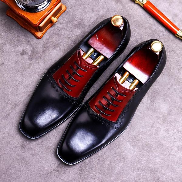 dress shoes 2021 spring winter british brogue men's business formal leather men wedding party color matching, Black
dress shoes 2021 spring winter british brogue men's business formal leather men wedding party color matching, Black
