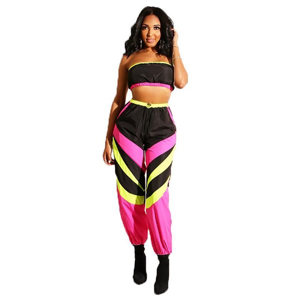 women's two piece pants neon green nightclub 2 set women tracksuit matching sets cocktail sports suits for and, White
women's two piece pants neon green nightclub 2 set women tracksuit matching sets cocktail sports suits for and, White