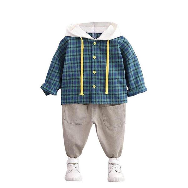 fashion children clothing sets spring autumn cotton kids 2pcs suits hooded check shirt+pants baby girls boys sets handsome coats, White
fashion children clothing sets spring autumn cotton kids 2pcs suits hooded check shirt+pants baby girls boys sets handsome coats, White